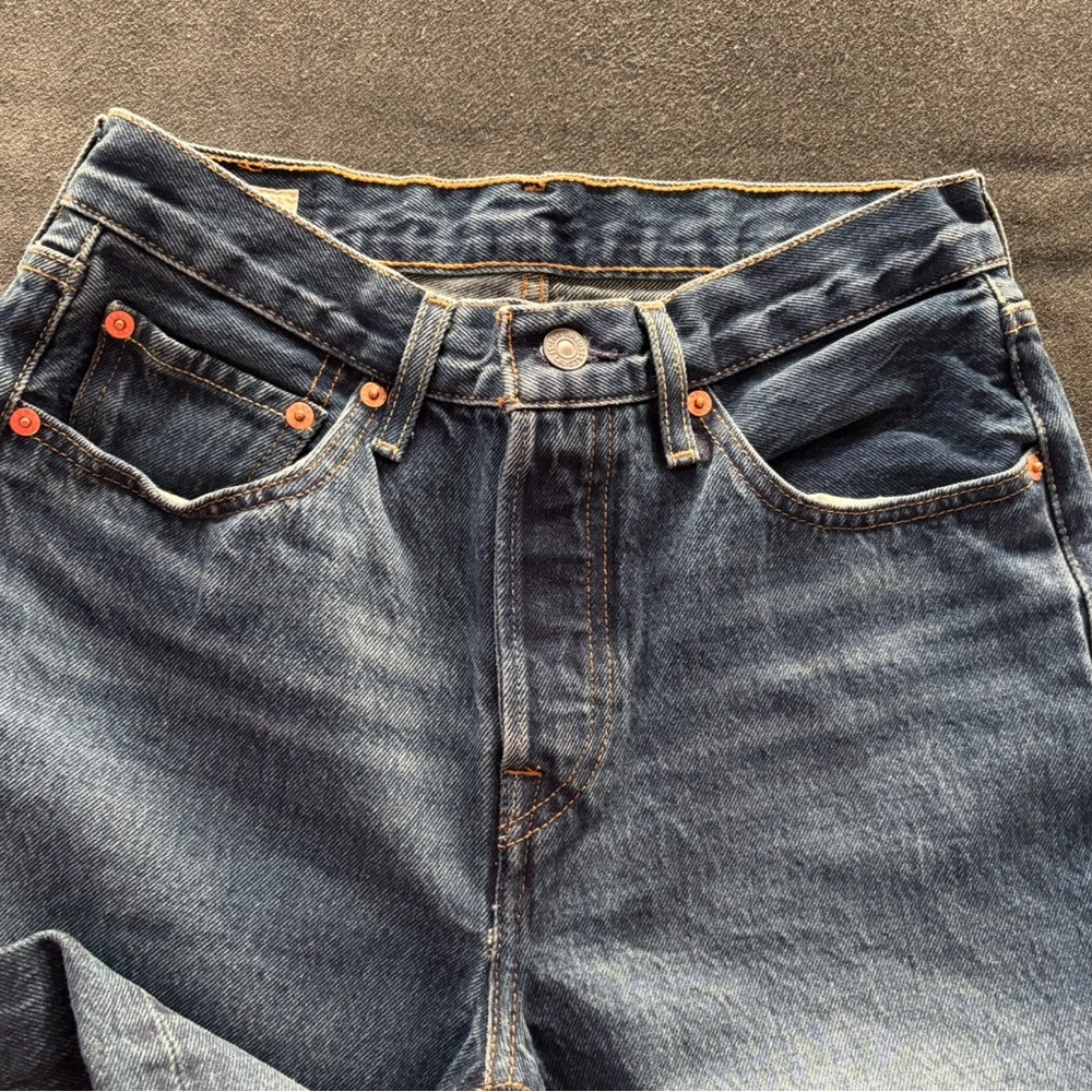 Levi’s 100% Cotton 501 Original Cropped Women's Jeans